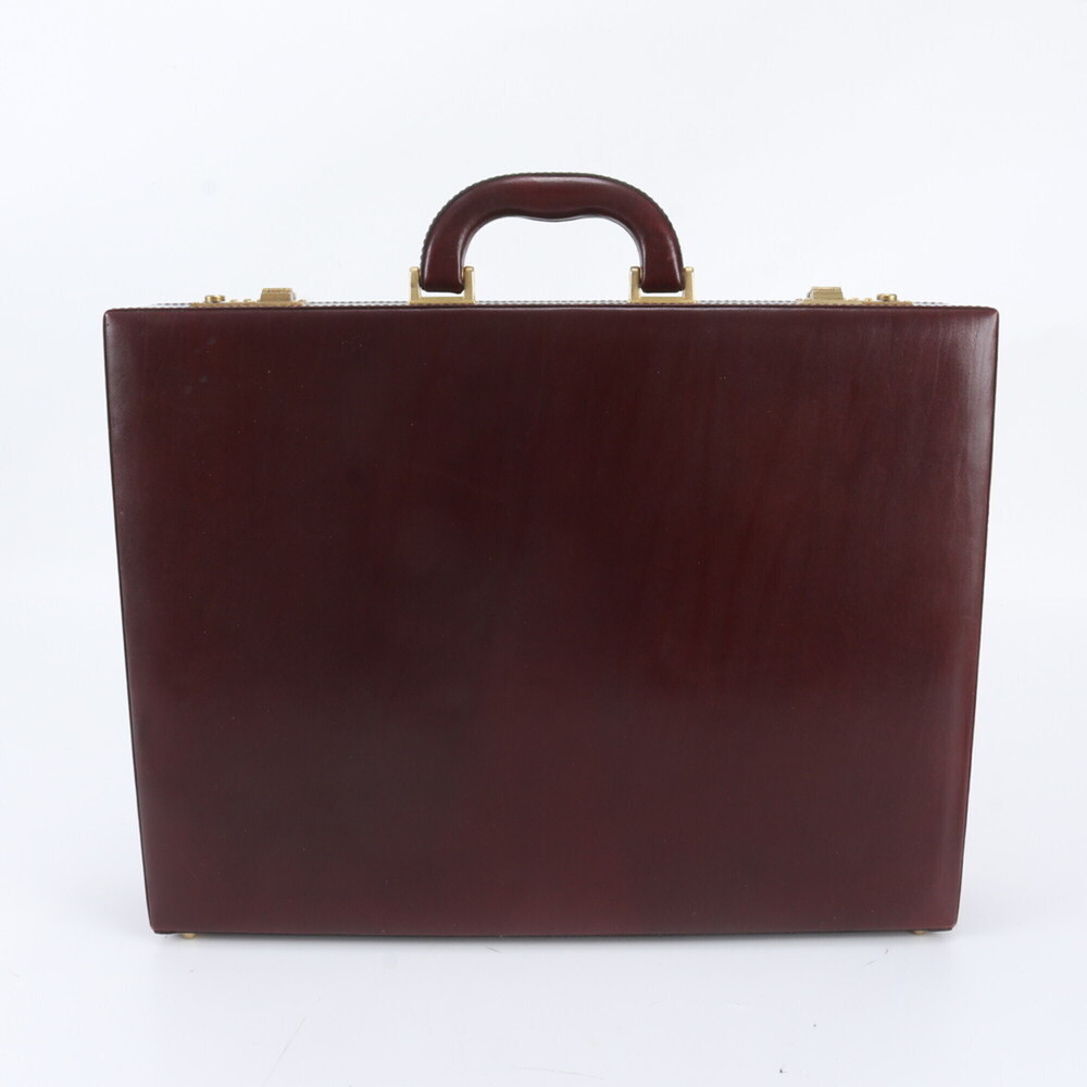 Bally Leather Attache Case Hard Bag Briefcase for Men
